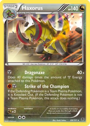 Haxorus (69/101) [Black & White: Plasma Blast]-1