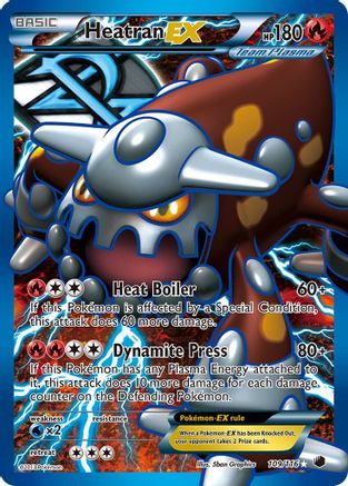 Heatran EX (109/116) [Black & White: Plasma Freeze]-1