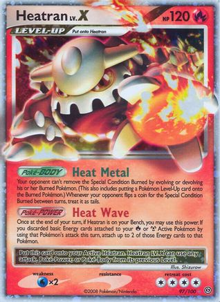 Heatran LV.X (97/100) [Diamond & Pearl: Stormfront]-1