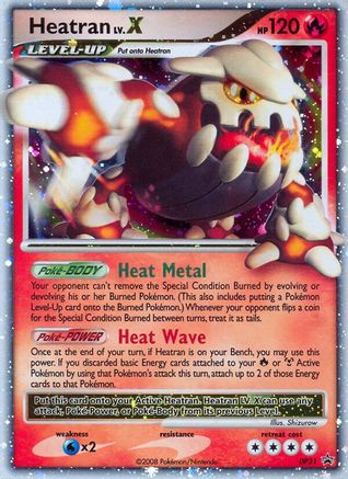 Heatran LV.X (DP31) [Diamond & Pearl: Black Star Promos]-1