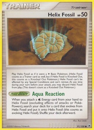 Helix Fossil (91/100) [Diamond & Pearl: Majestic Dawn]-1