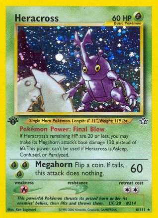 Heracross (6/111) [Neo Genesis Unlimited]-1