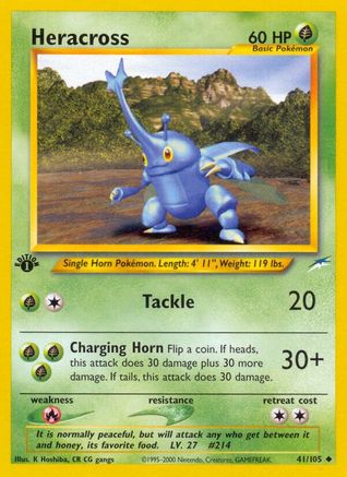 Heracross (41/105) [Neo Destiny Unlimited]-1