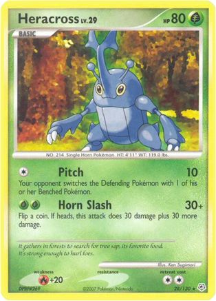 Heracross (28/130) [Diamond & Pearl: Base Set]-1