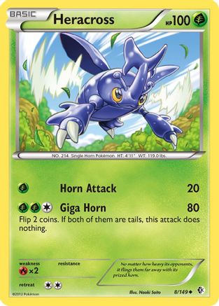 Heracross (8/149) [Black & White: Boundaries Crossed]-1