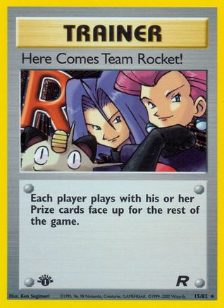 Here Comes Team Rocket! (15/82) [Team Rocket 1st Edition]-1