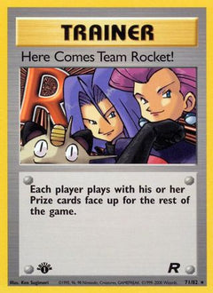 Here Comes Team Rocket! (71/82) [Team Rocket 1st Edition]-1