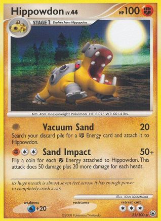 Hippowdon (21/100) [Diamond & Pearl: Majestic Dawn]-1