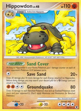 Hippowdon (25/111) [Platinum: Rising Rivals]-1