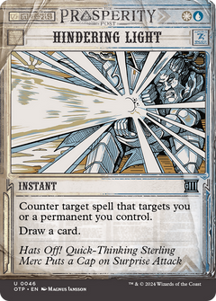 Hindering Light [Outlaws of Thunder Junction: Breaking News]-1