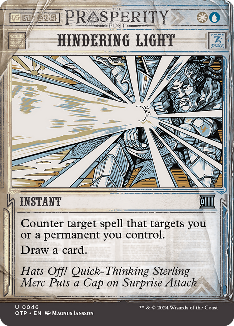 Hindering Light [Outlaws of Thunder Junction: Breaking News]-1