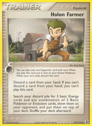 Holon Farmer (91/113) (Stamped) [EX: Delta Species]-1