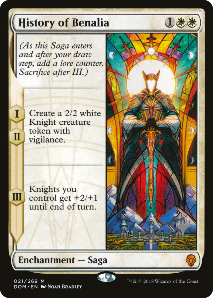 History of Benalia (Promo Pack) [Dominaria Promos]-1