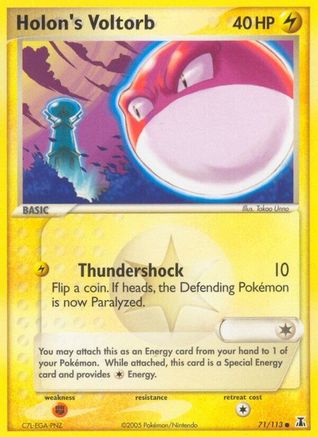 Holon's Voltorb (71/113) [EX: Delta Species]-1