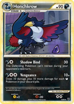 Honchkrow (16/90) [HeartGold & SoulSilver: Undaunted]-1