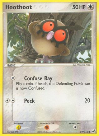 Hoothoot (59/115) (Stamped) [EX: Unseen Forces]-1