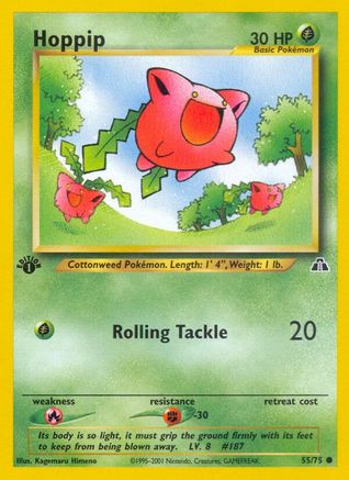 Hoppip (55/75) [Neo Discovery 1st Edition]-1