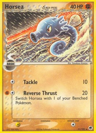 Horsea (31/101) (Delta Species) [EX: Dragon Frontiers]-1