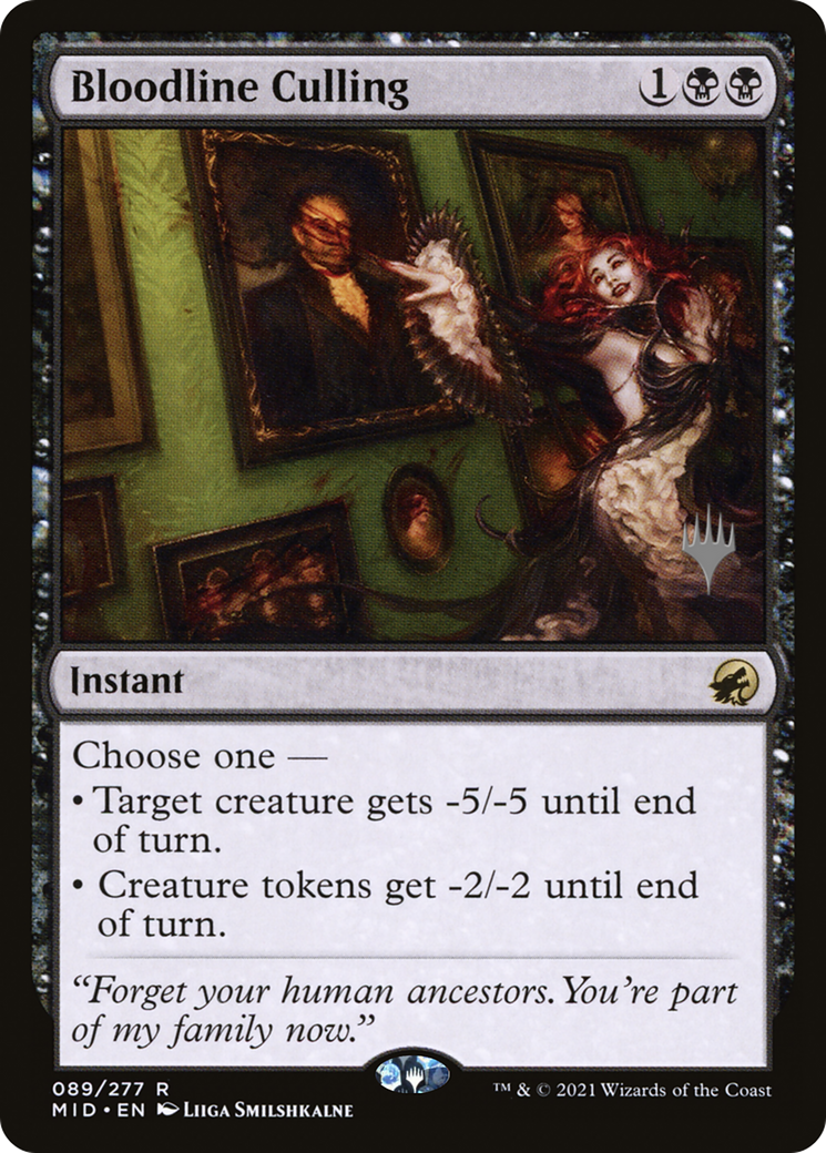 Bloodline Culling (Promo Pack) [Innistrad: Midnight Hunt Promos]-1