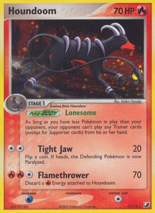 Houndoom (7/115) (Stamped) [EX: Unseen Forces]-1