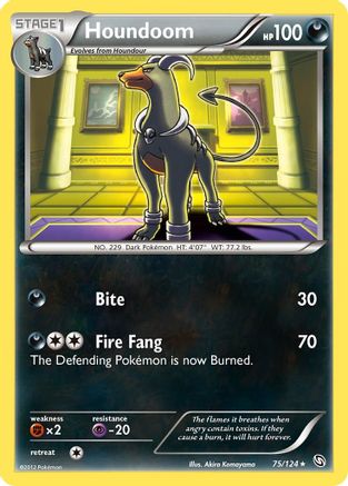 Houndoom (75/124) [Black & White: Dragons Exalted]-1