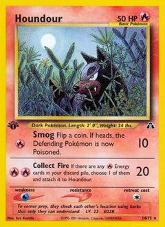 Houndour (24/75) [Neo Discovery 1st Edition]-1