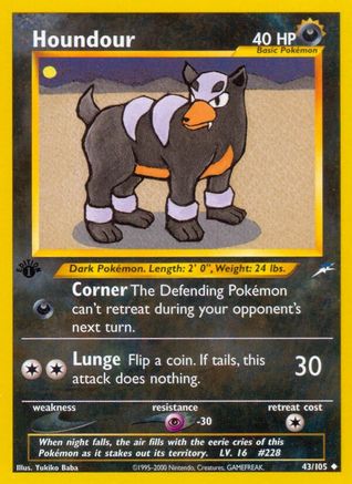 Houndour (43/105) [Neo Destiny Unlimited]-1