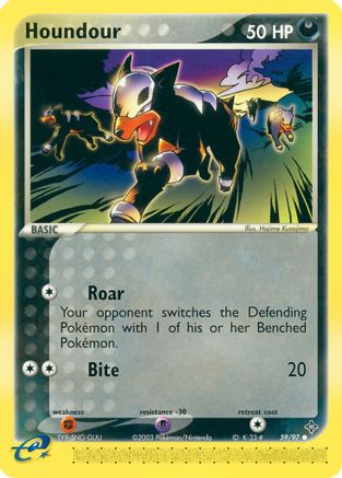 Houndour (59/97) [EX: Dragon]-1
