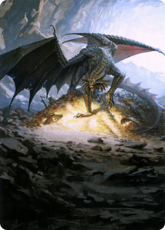 Ancient Copper Dragon // Ancient Copper Dragon (ACLB-004) - Battle for Baldur's Gate Art Series (Borderless)-3