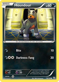Houndour (74/124) [Black & White: Dragons Exalted]-1
