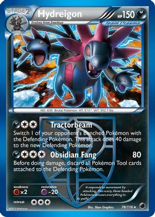 Hydreigon (78/116) [Black & White: Plasma Freeze]-1