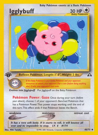 Igglybuff (40/75) [Neo Discovery 1st Edition]-1