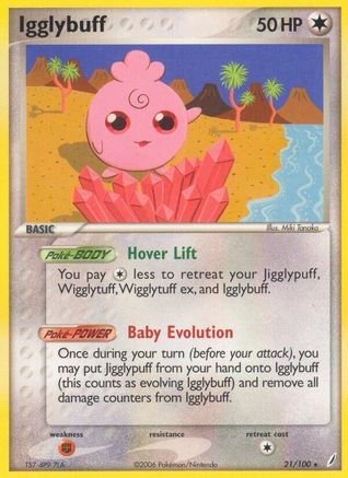Igglybuff (21/100) (Stamped) [EX: Crystal Guardians]-1