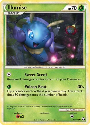 Illumise (64/102) [HeartGold & SoulSilver: Triumphant]-1