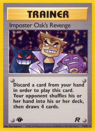 Imposter Oak's Revenge (76/82) [Team Rocket 1st Edition]-1