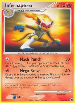 Infernape (22/100) [Diamond & Pearl: Majestic Dawn]-1