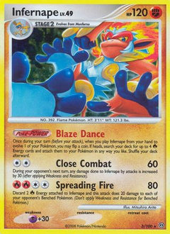 Infernape (3/100) [Diamond & Pearl: Stormfront]-1