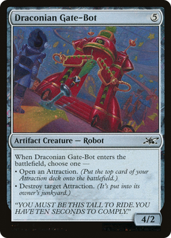 Draconian Gate-Bot (Galaxy Foil) [Unfinity]-1