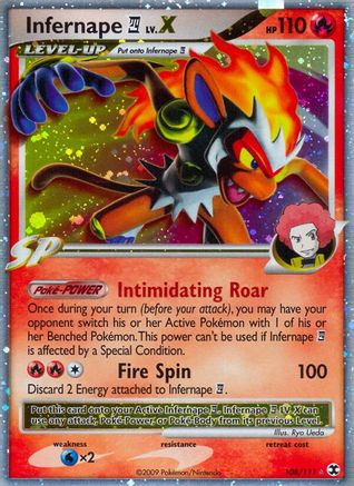 Infernape LV.X (108/111) [Platinum: Rising Rivals]-1