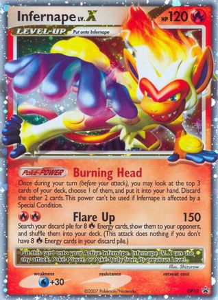 Infernape LV.X (DP10) [Diamond & Pearl: Black Star Promos]-1