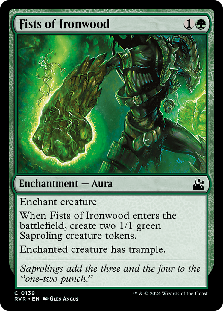 Fists of Ironwood [Ravnica Remastered]-1