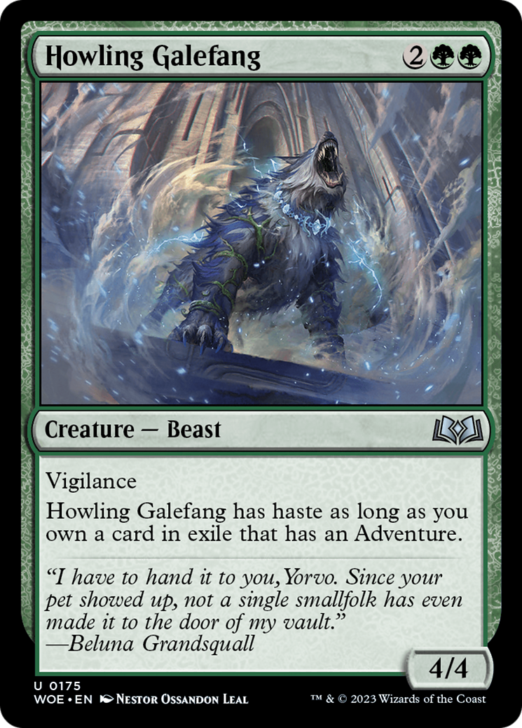 Howling Galefang [Wilds of Eldraine]-1