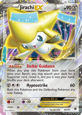 Jirachi EX (60/101) [Black & White: Plasma Blast]-1