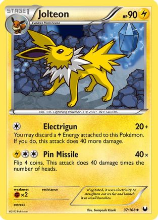 Jolteon (37/108) [Black & White: Dark Explorers]-1