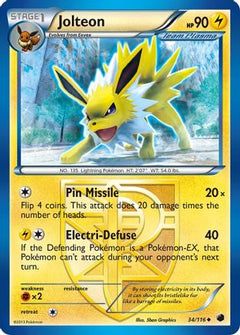 Jolteon (34/116) [Black & White: Plasma Freeze]-1