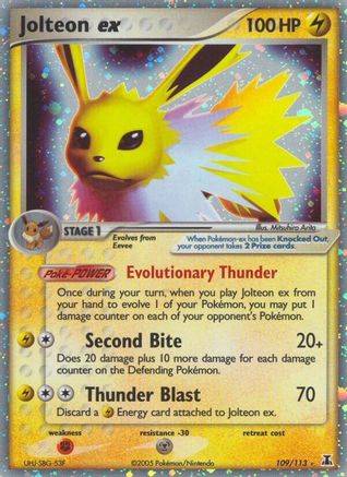 Jolteon ex (109/113) [EX: Delta Species]-1