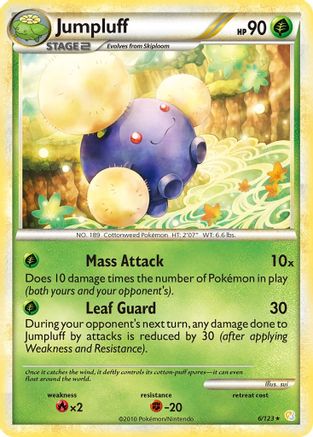 Jumpluff (6/123) [HeartGold & SoulSilver: Base Set]-1