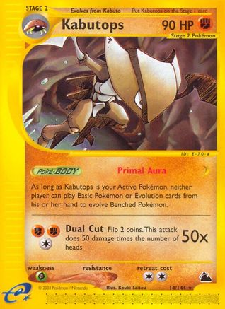 Kabutops (14/144) [Skyridge]-1