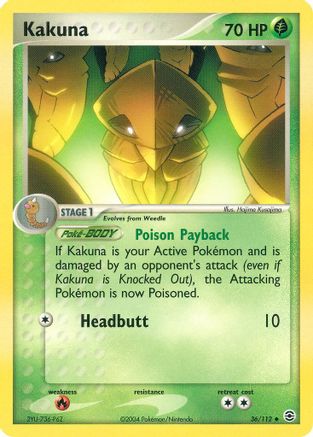 Kakuna (36/112) [EX: FireRed & LeafGreen]-1