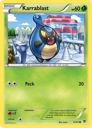 Karrablast (6/101) [Black & White: Plasma Blast]-1